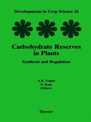 cover image of Carbohydrate Reserves in Plants--Synthesis and Regulation